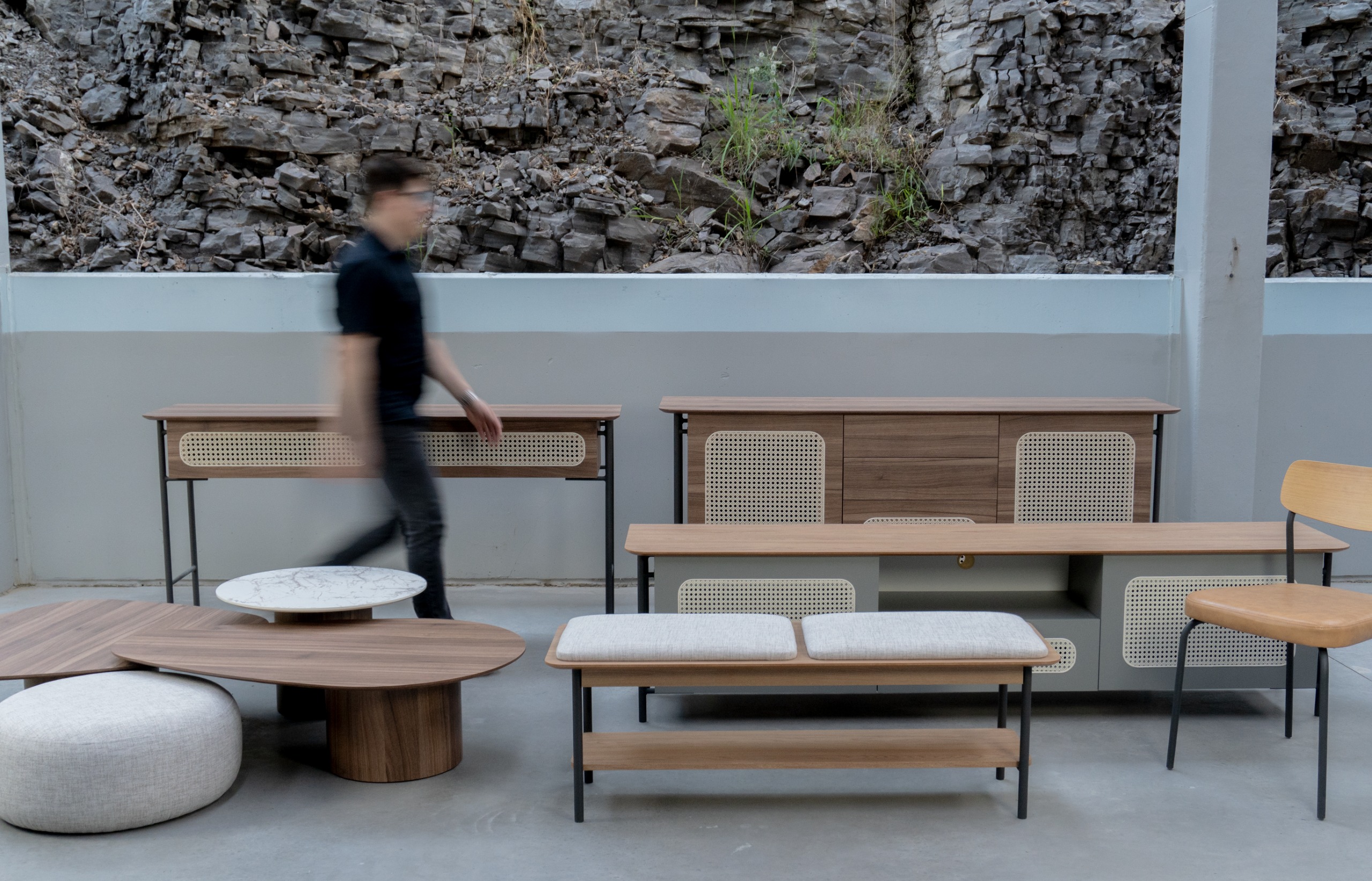 Ambiente com rack Terranova Metta Mobili